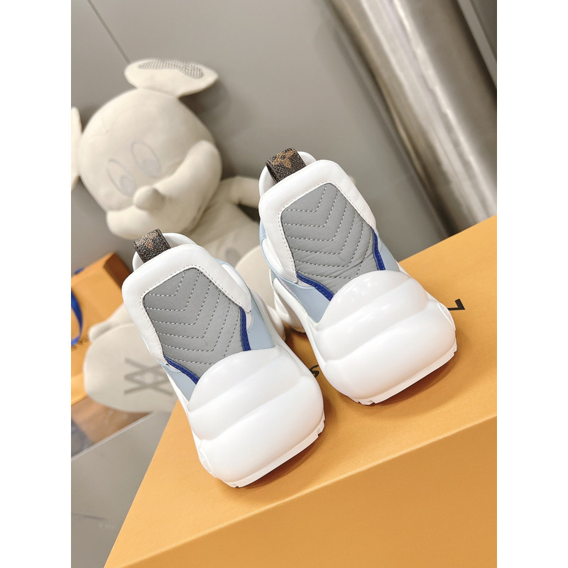 l**is V*t*n lv archlight trainers white grey monogram