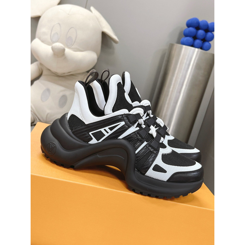 l**is V*t*n lv archlight trainers silver black