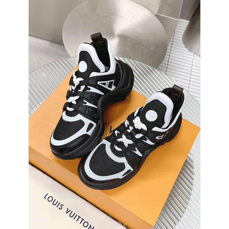 l**is V*t*n lv archlight trainers silver black