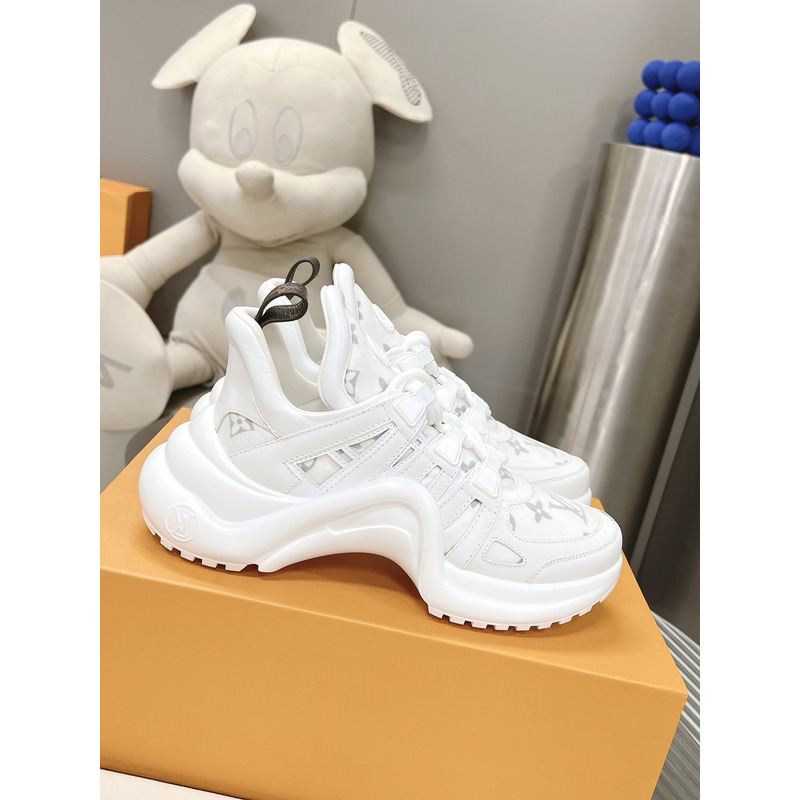 l**is V*t*n lv archlight trainers white monogram