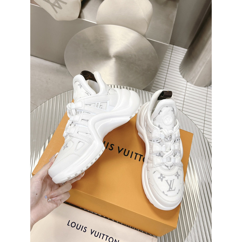 l**is V*t*n lv archlight trainers white monogram