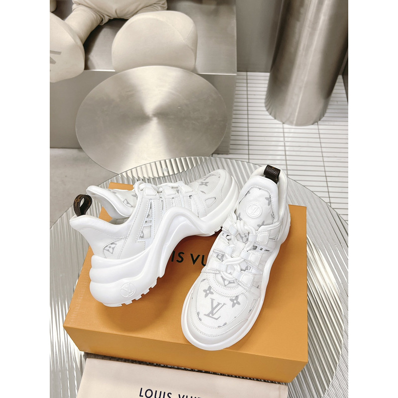 l**is V*t*n lv archlight trainers white monogram