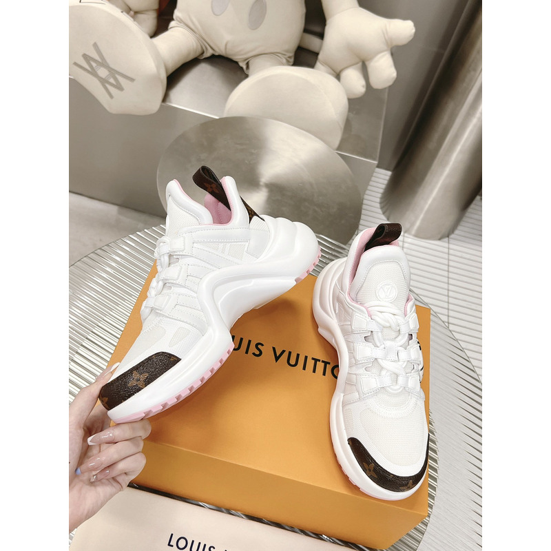 l**is V*t*n lv archlight trainers white signature monogram