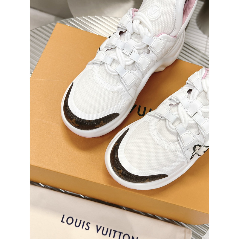l**is V*t*n lv archlight trainers white signature monogram