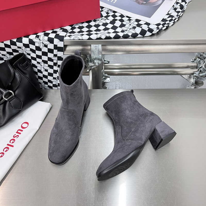 Ouseleer Slip-on Ankle Boots Grey