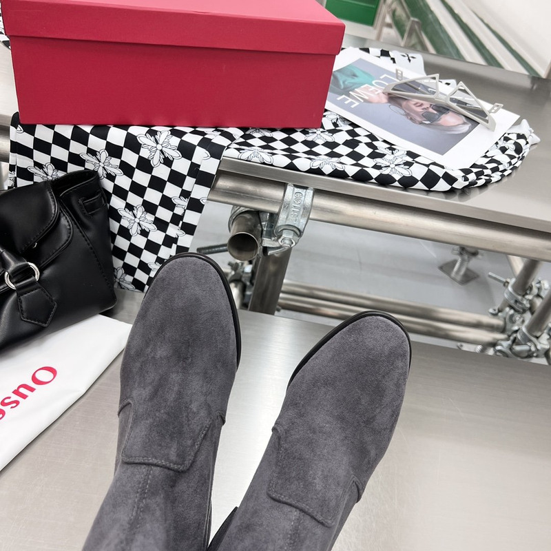 Ouseleer Slip-on Ankle Boots Grey