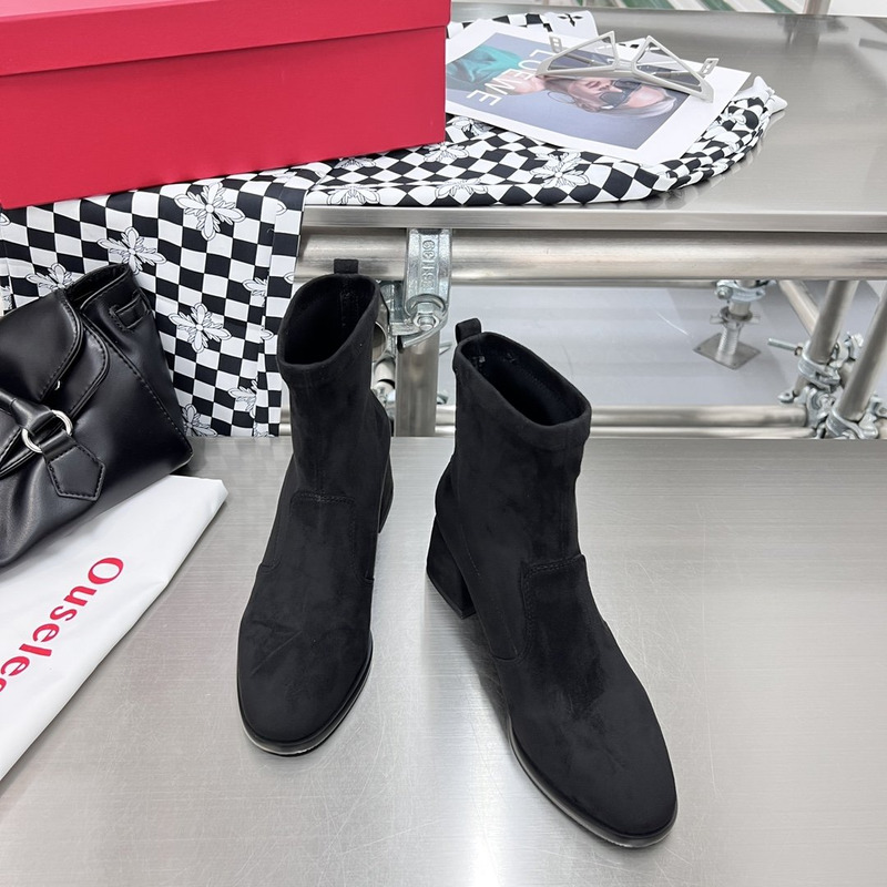 Ouseleer Slip-on Ankle Boots Black