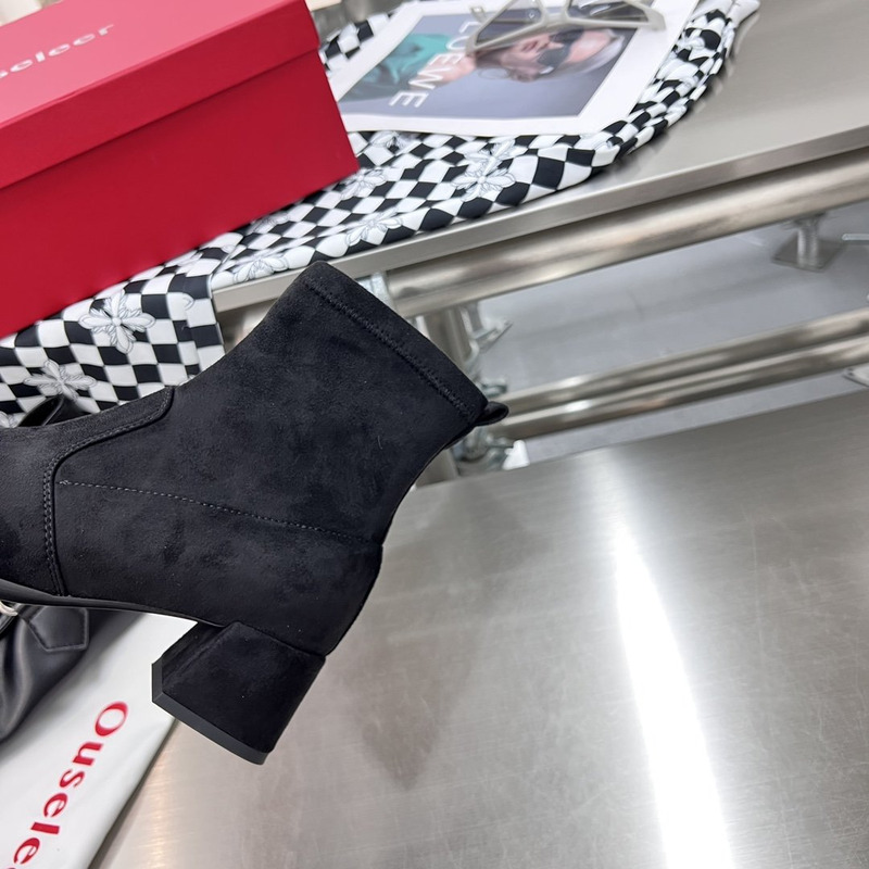 Ouseleer Slip-on Ankle Boots Black