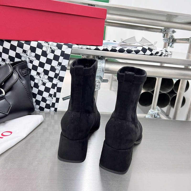 Ouseleer Slip-on Ankle Boots Black