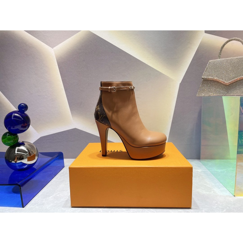 l**is V*t*n afterglow platform ankle boot brown