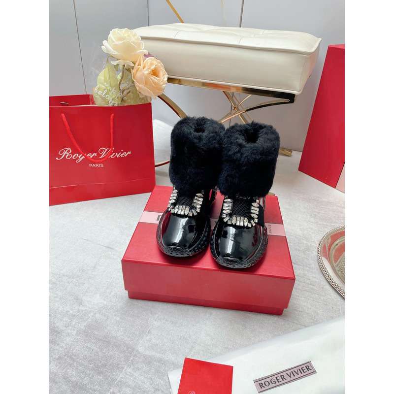 -Roger Vivier Light Socks Strass Black
