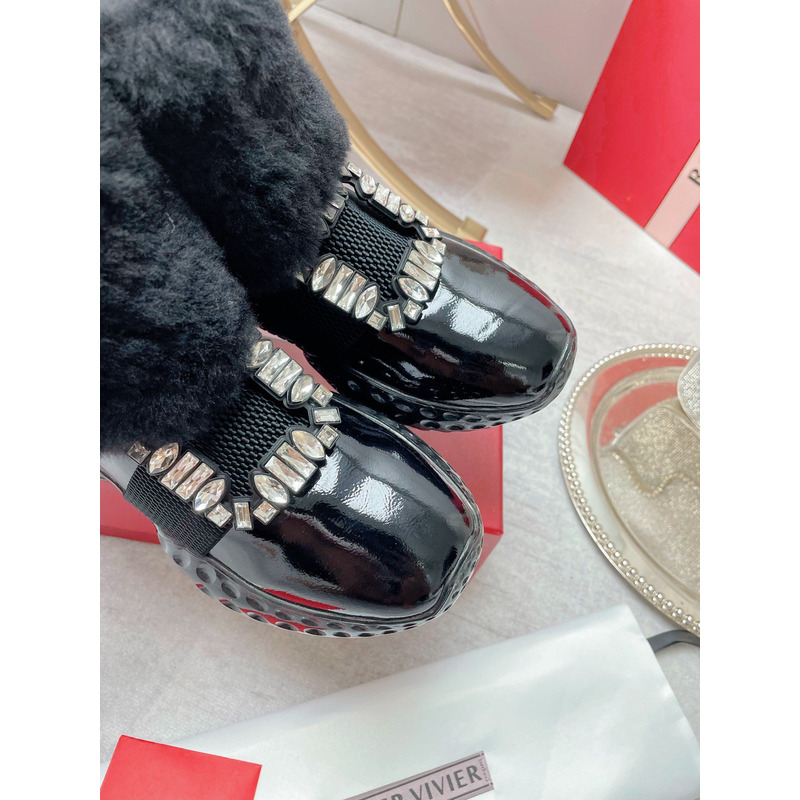 -Roger Vivier Light Socks Strass Black