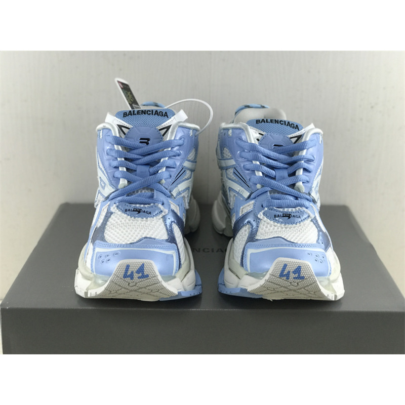 Ba*len*cia*ga runner blue white grey