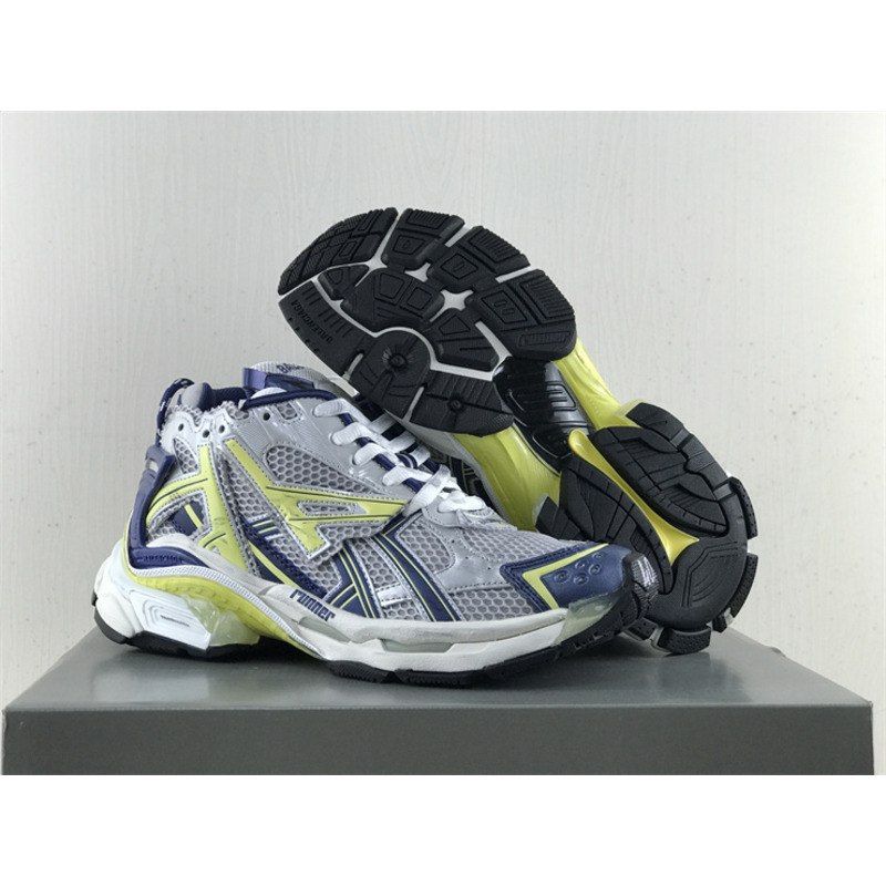 Ba*len*cia*ga runner white blue yellow