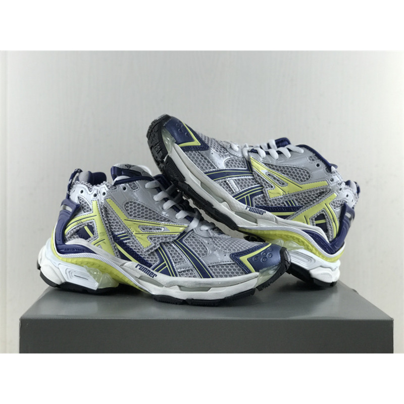 Ba*len*cia*ga runner white blue yellow