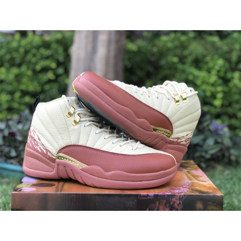 Jordan Eastside Golf x Air Jordan 12 in White&Red