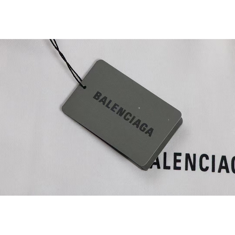 Ba*len*cia*ga logo sweartshirt white