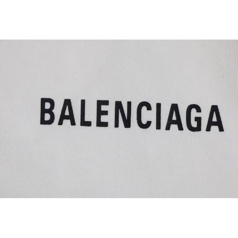 Ba*len*cia*ga logo sweartshirt white