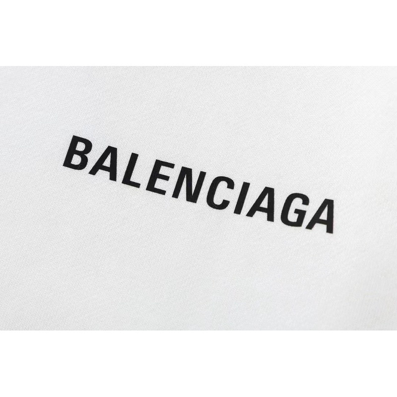 Ba*len*cia*ga logo sweartshirt white
