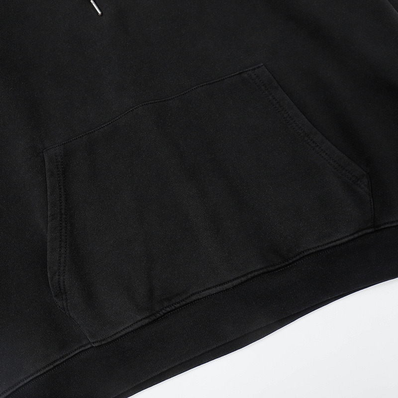 Ba*len*cia*ga bb white logo hoodie black