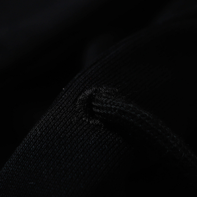 Ba*len*cia*ga bb yellow logo hoodie black