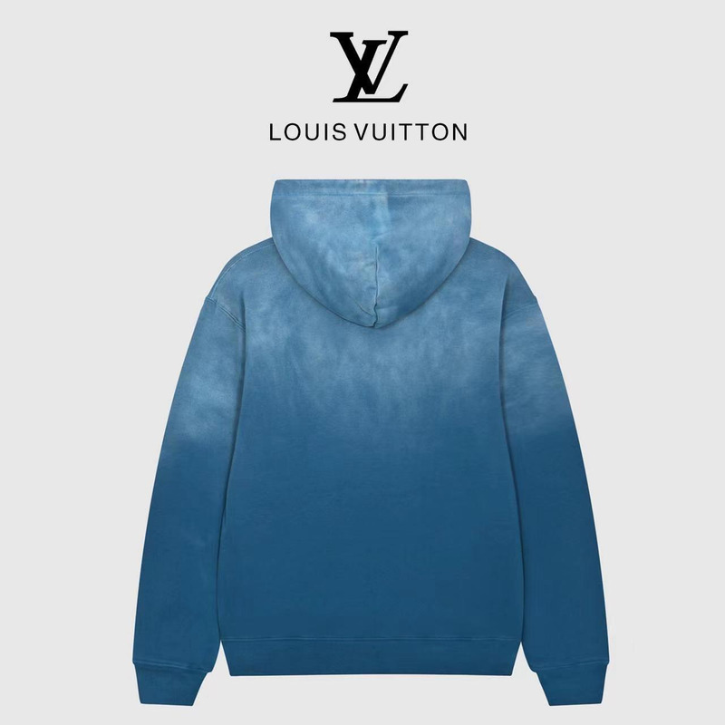 l**is V*t*n logo hoodie blue