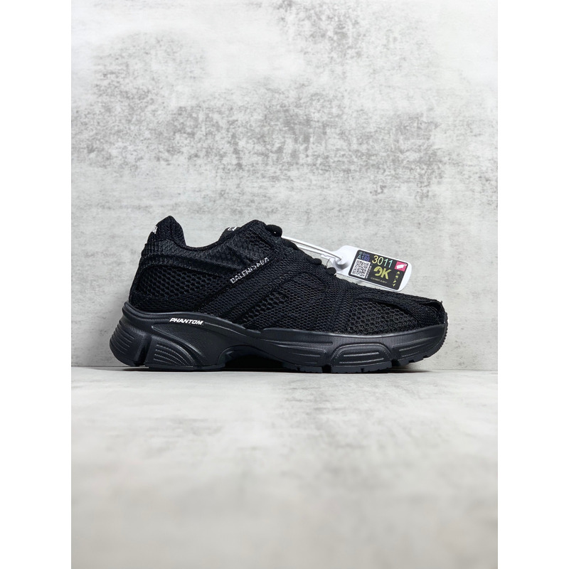 Ba*len*cia*ga phantom mesh-paneled sneakers black