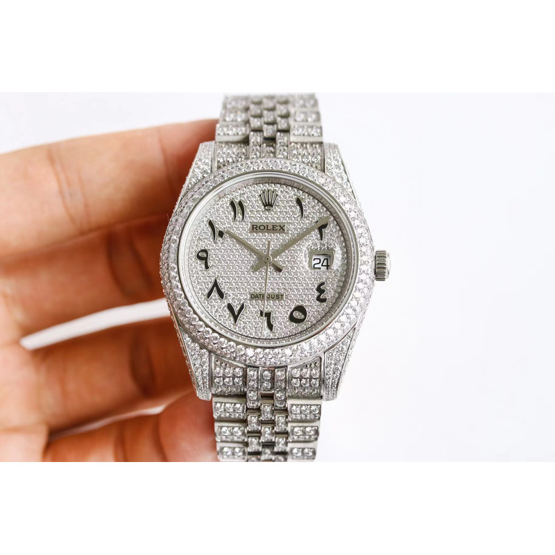 rolex Di*m*nd datejust watch m126300