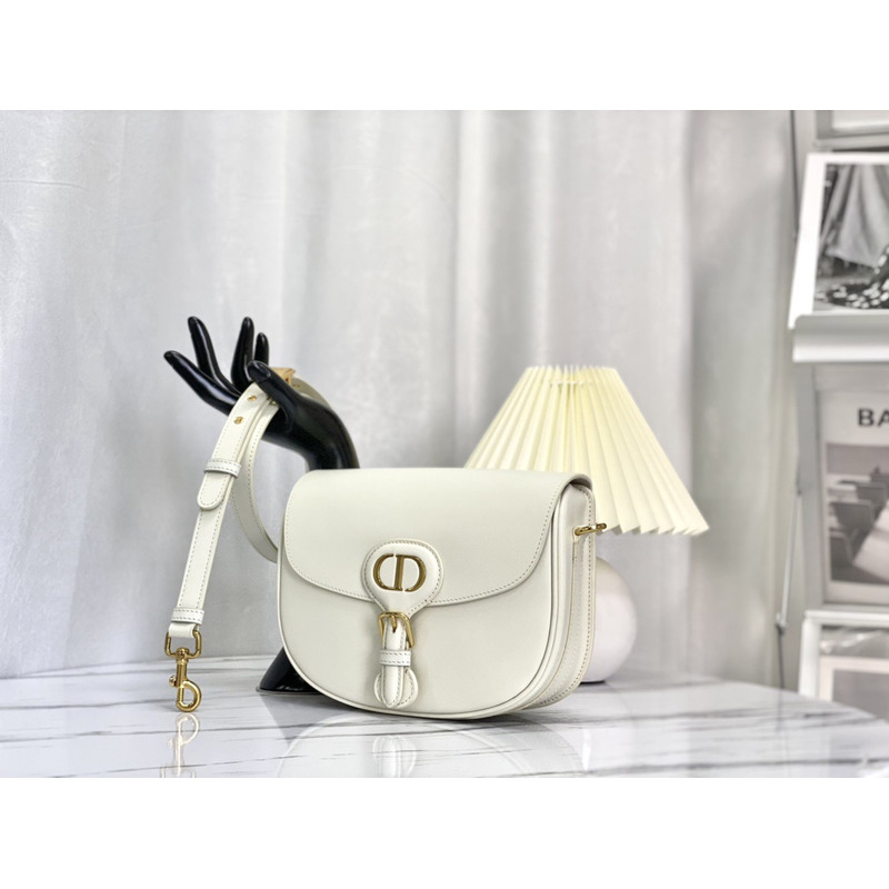 D*or bobby bag medium latte box calfskin