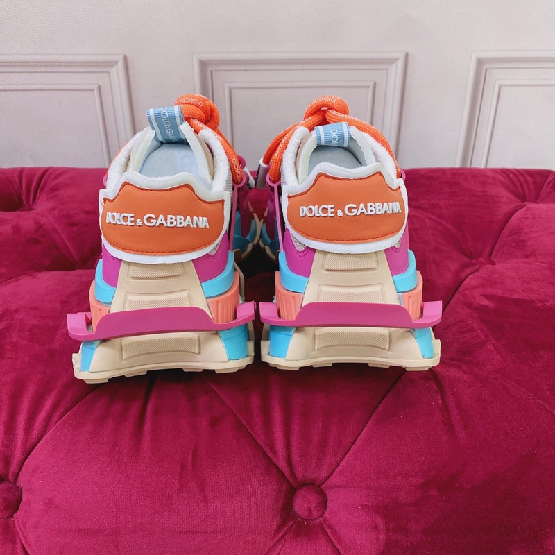 Dolce & Gabbana Chunky Sole Colour-block Fuchsia/multicolour Sneakers