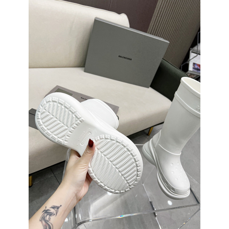 ba*len*cia*ga x Cr*0*s rubber boot white