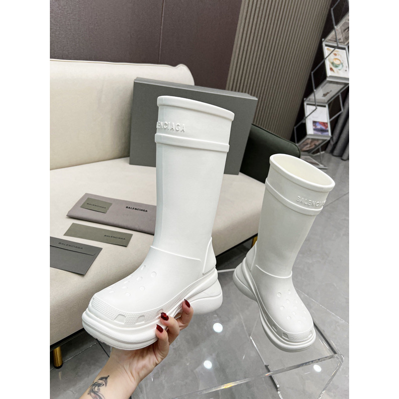 ba*len*cia*ga x Cr*0*s rubber boot white