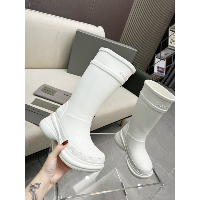 ba*len*cia*ga x Cr*0*s rubber boot white