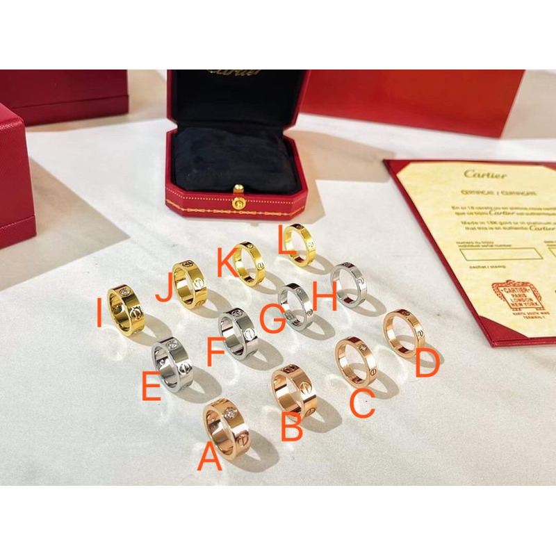 cartier love Di*m*nd ring