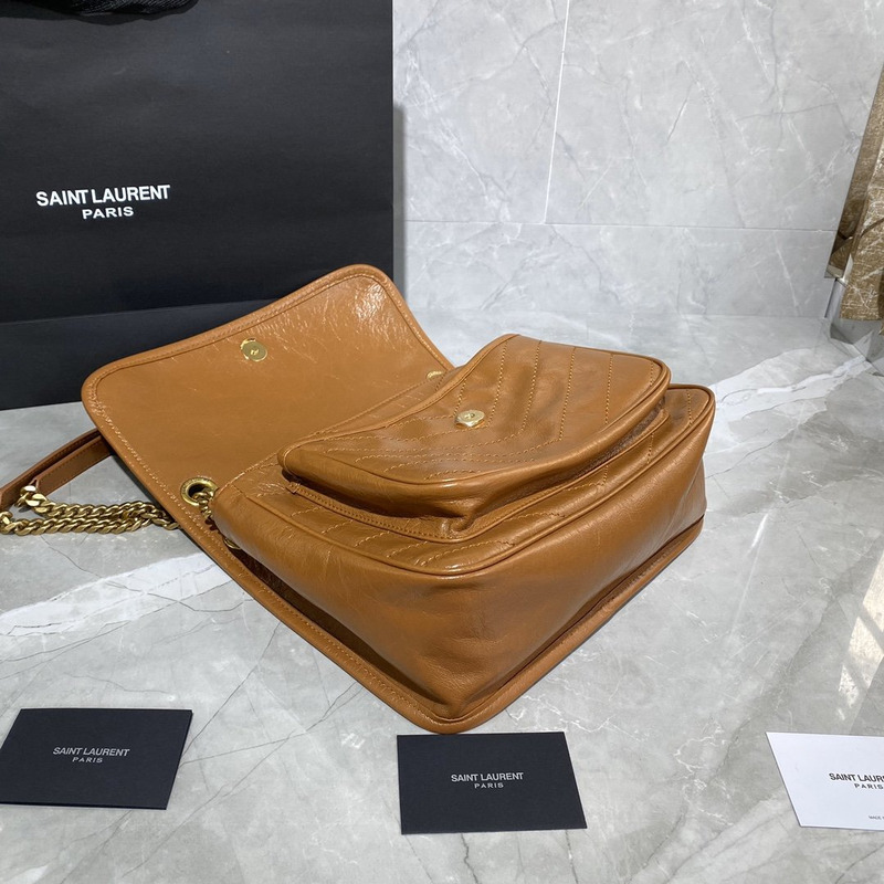 Saint Laurent Niki Baby Small Leather Shoulder Bag
