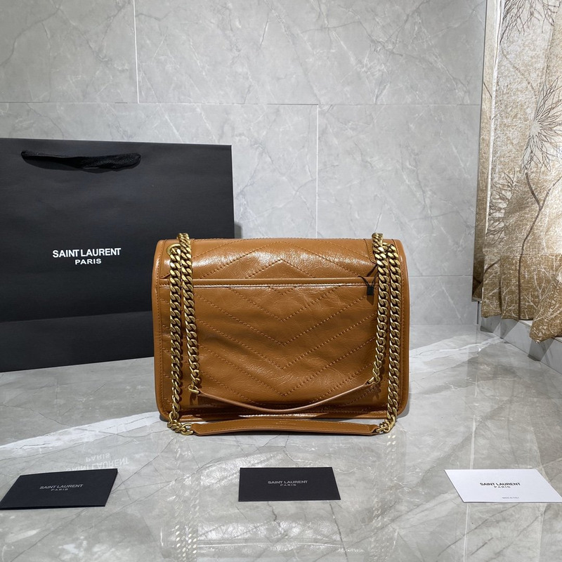 Saint Laurent Niki Baby Small Leather Shoulder Bag