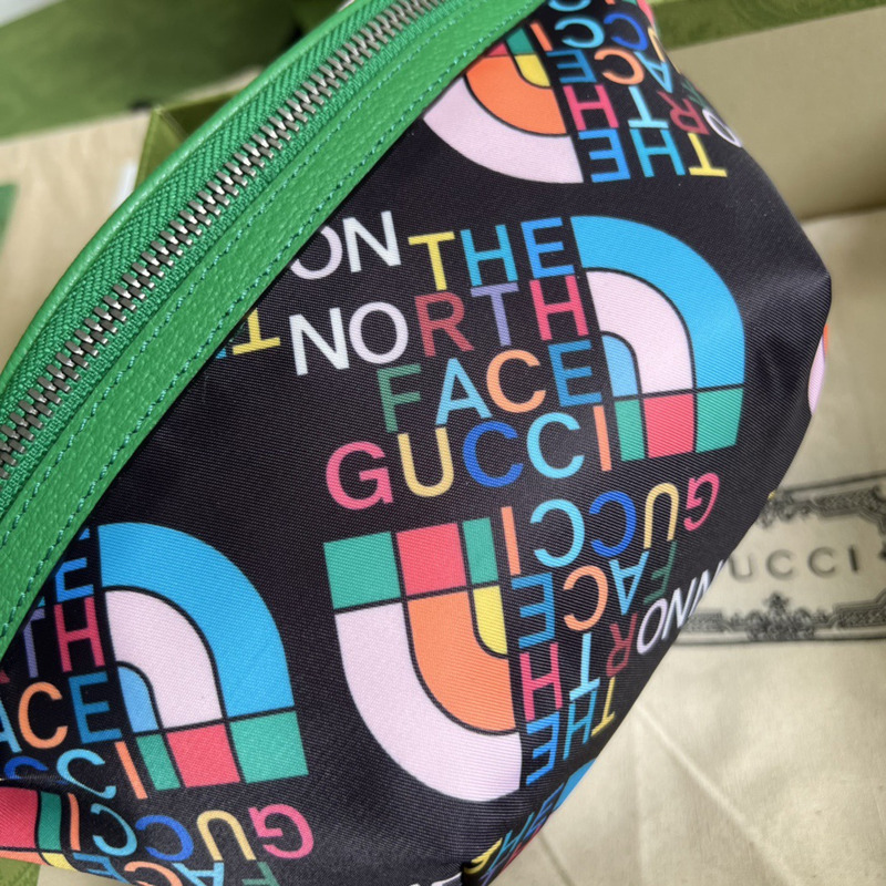 g*u*i x the n0*h F**e re-nylon belt bag black