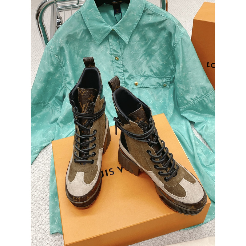 l**is V*t*n laureate platform desert boots beige