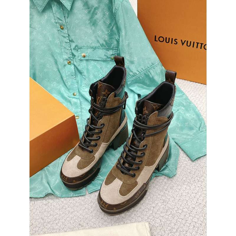 l**is V*t*n laureate platform desert boots beige