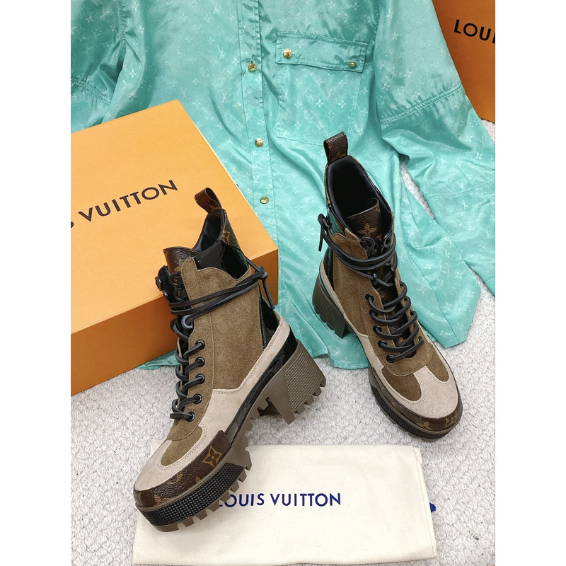 l**is V*t*n laureate platform desert boots beige