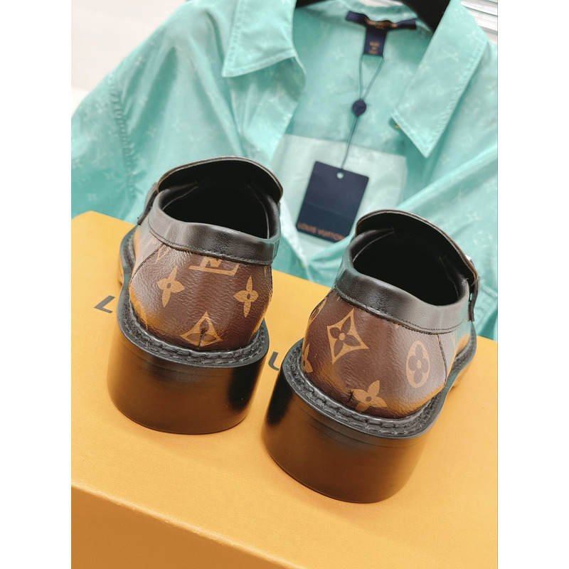 l**is V*t*n chess loafers monogram