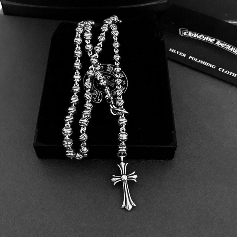 Chrome Heart Cross Necklace