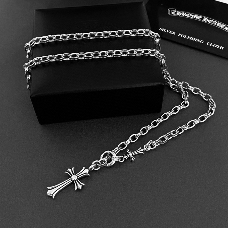 Chrome Heart Cross Necklace