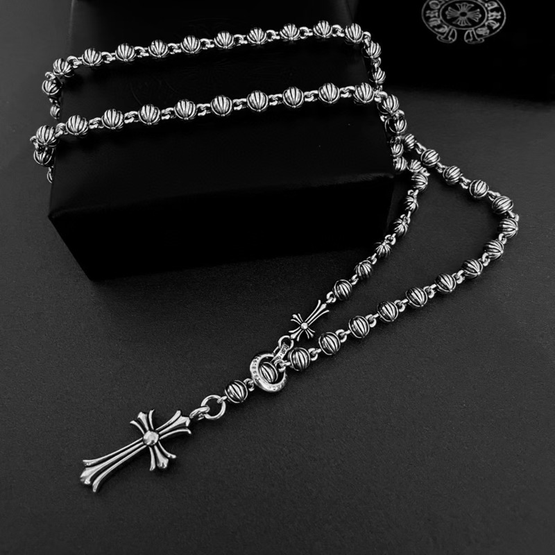 Chrome Heart Cross Necklace