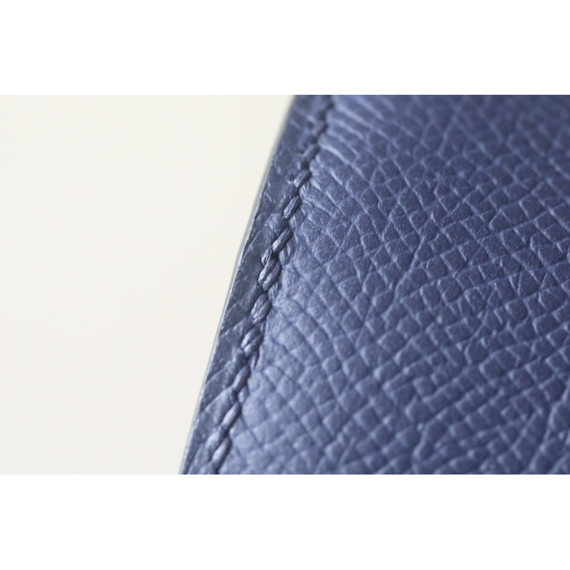 H**mes blue saphir epsom leather bag