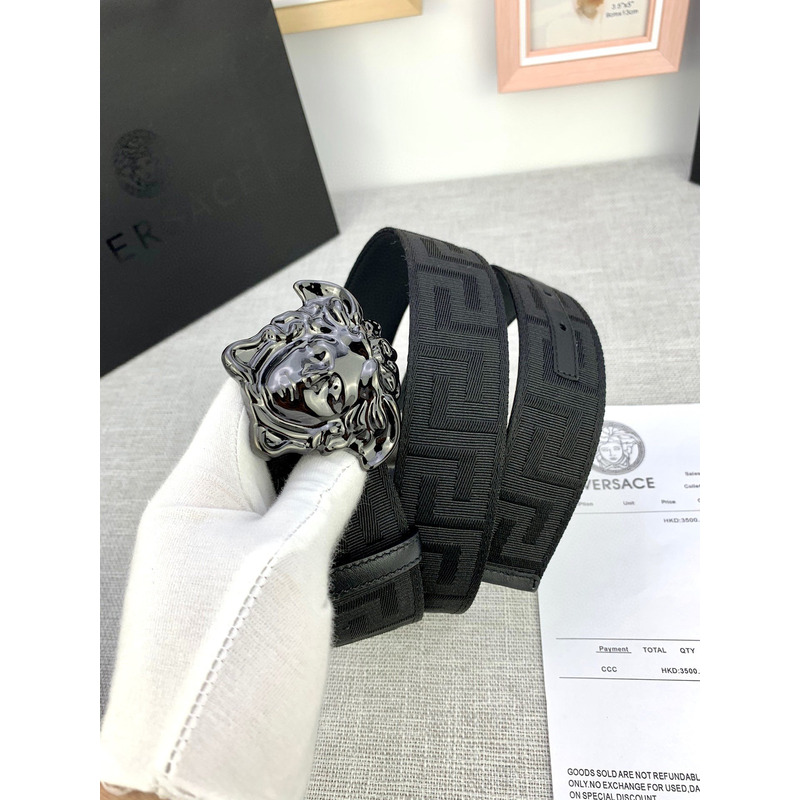 Versace Medusa Head Logo Buckle Belt