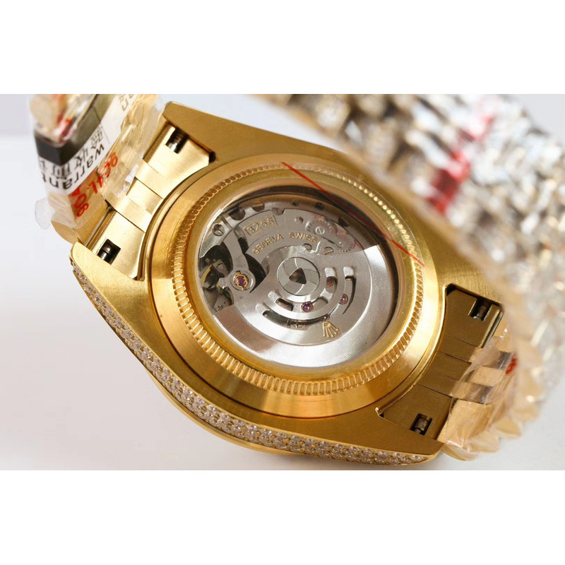 rolex Di*m*nd iced out rolex datejust 41 | 25 carats of Di*m*nds full Di*m*nd arabic dial