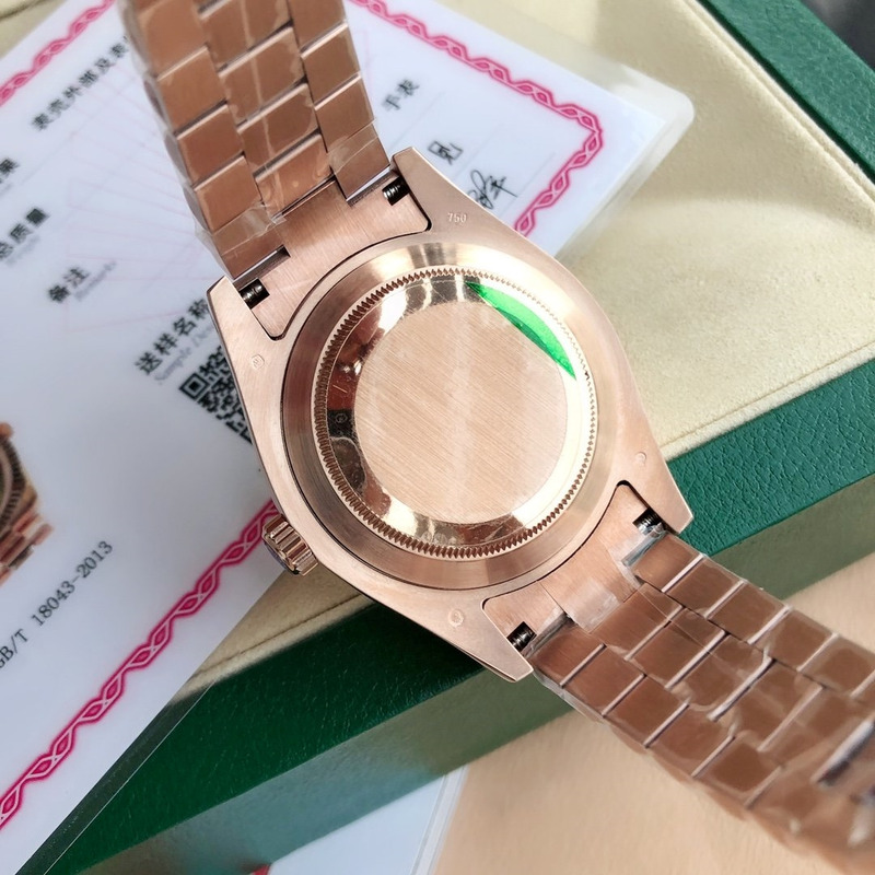 rolex day-date 40 green roman everose rose gold S*per clone