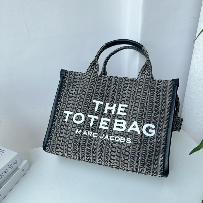 Marc Jacobs The Tote Large Bag Beige and Black