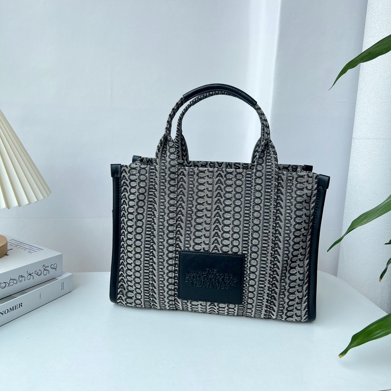 Marc Jacobs The Tote Large Bag Beige and Black